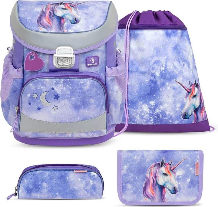 Produktbild Belmil MINI FIT Schulrucksack 4-teiliges-Set Mistyc Luna (17 l)