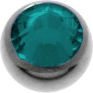 Image du produit Bijouteria 1.2mm Titane élément de piercing (Cristal Swarovski, Titane)