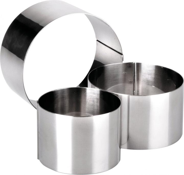 Produktbild Ibili Servierringe Edelstahl Aro 8 x 6 cm Perfekt zum Formen von Desserts oder zum Servieren