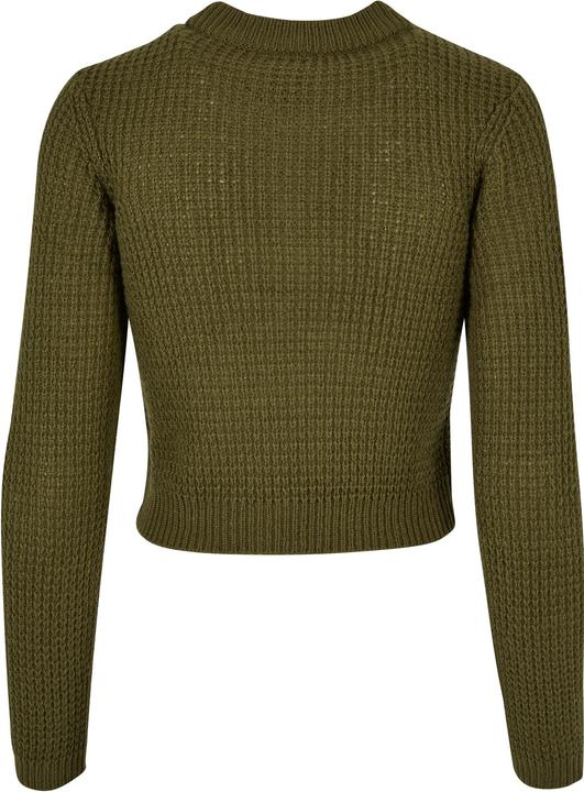 Produktbild Urban Classics Ladies Short Waffle Sweater (S)