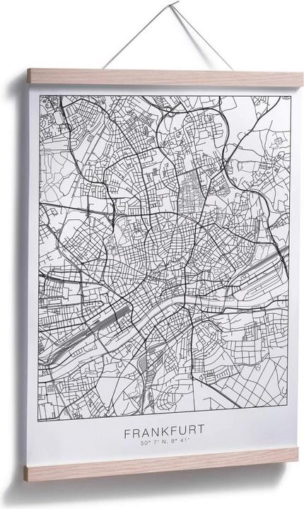 Immagine prodotto Trenddeko Mappa della città di Francoforte (24 x 30 cm)