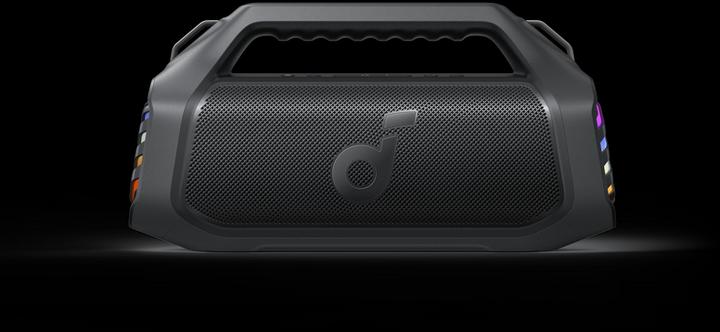 Actual product image soundcore Portable Speaker||Boom 2 Plus|Black|Portable/Wireless|A3134011 (20 h, USB power delivery, Rechargeable battery operated)