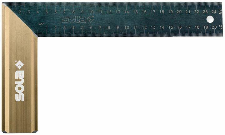 Actual product image Sola Messwerkzeuge 142.274.038,5 cm SRG 1.016 cm Carpenter, square, blue/brown (1.60 cm)