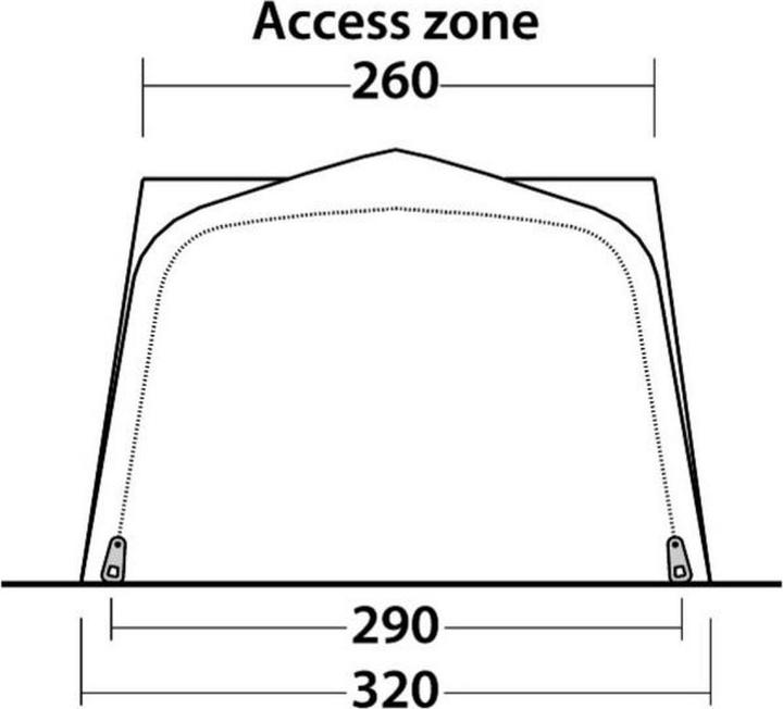 Produktbild Outwell Parkville 260SA (Vorzelt, 20.70 kg, 2 Personen)