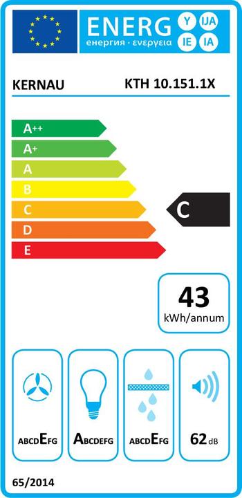 Energie-Label Kernau KTH 10.151.1 X