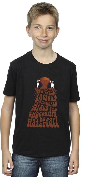 Immagine prodotto Willy Wonka & the Chocolate Factory Chocolate Waterfall Maglietta Ragazzi (140, 146)