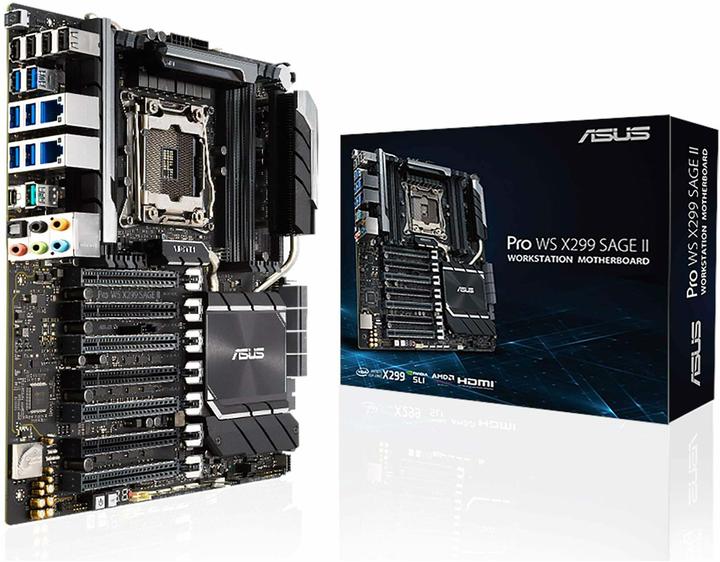 Produktbild ASUS PRO WS X299 SAGE II (LGA 2066, Intel X299, SSI CEB)