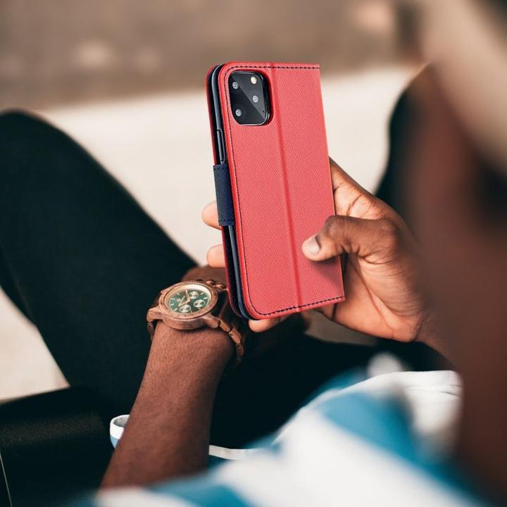 Produktbild Fancy Book Book case OEM case for SAMSUNG A15 5G red / navy (Samsung Galaxy A15 5G)