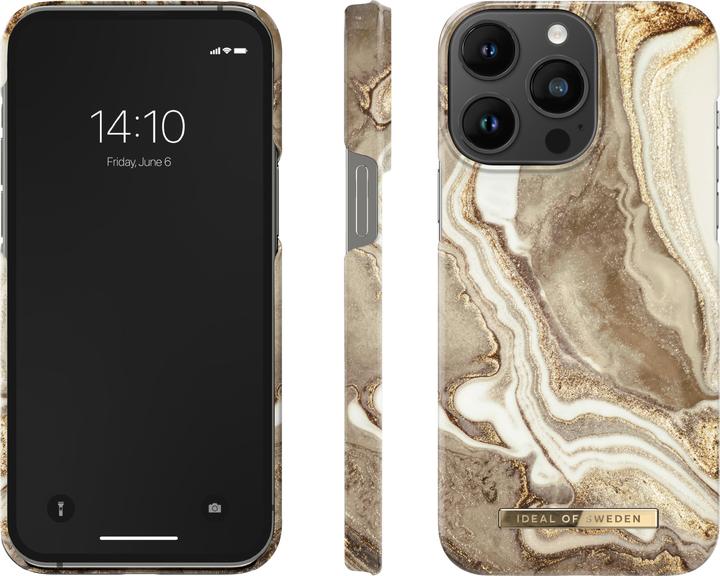 Immagine prodotto iDeal Of Sweden Design Cover Marmo Sabbia Dorata (Apple iPhone 14 Pro Max)