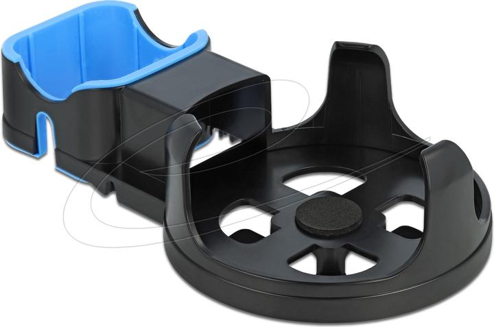 Actual product image Delock Wall mount for Echo Dot 3rd gen. Black (1 pair, Wall installation, Not movable)