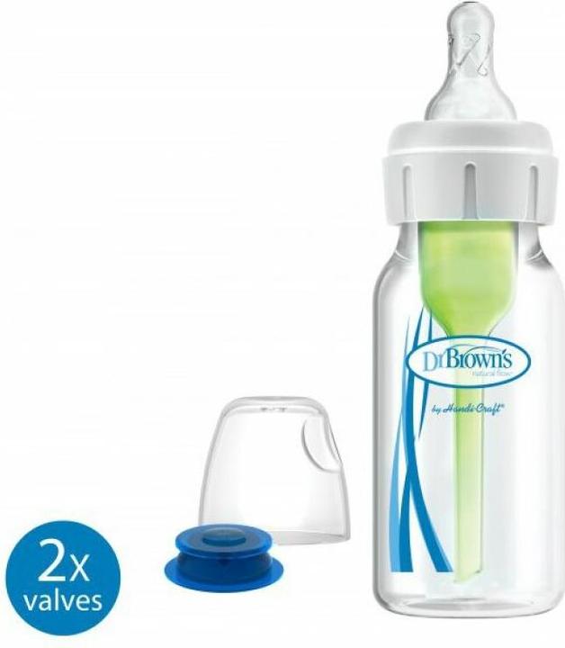 Actual product image Dr Browns Dr. Brown's SB417-MED 120ML BOTTLE WITH LIPS (120 ml)