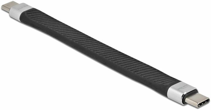 Actual product image Delock USB 2.0 Ribbon Cable C-C 13 cm Black/Silver (0.13 m, USB 2.0)