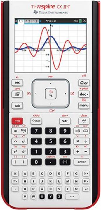 TI Nspire CX II-T PWB calculatrice graphique enseignant paquet combiné calculatrice et logiciel (Batterie, Fonctionnement sur secteur)