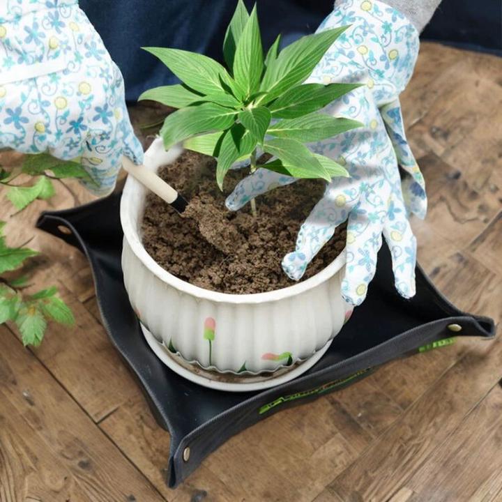 Produktbild Hermex Gartenmatte Topfmatte Pflanzmatte Pflanzunterlage Umtopfmatte (75 cm, 75 cm)