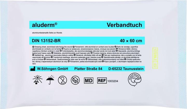 Image du produit Aluderm ® Champ de pansement 40x60 cm (lxh) Stérile Polyester non tissé