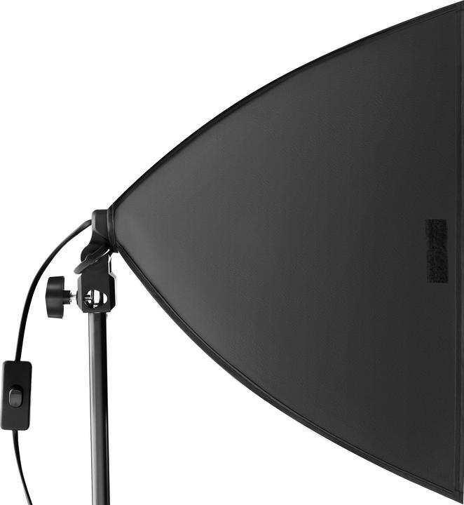 Actual product image tectake 2x Photography lighting + softbox model 1 (Studio light, Further permanent lights)