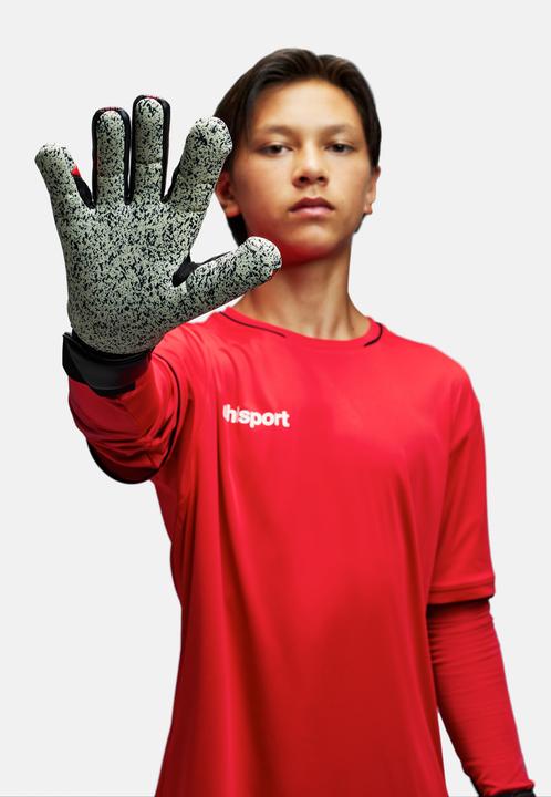 Immagine prodotto Uhlsport Guanti da portiere Powerline Supergrip HN nero/rosso/bianco (7.5)