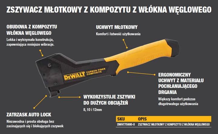 Produktbild DeWalt Hammertacker Karbonfaser