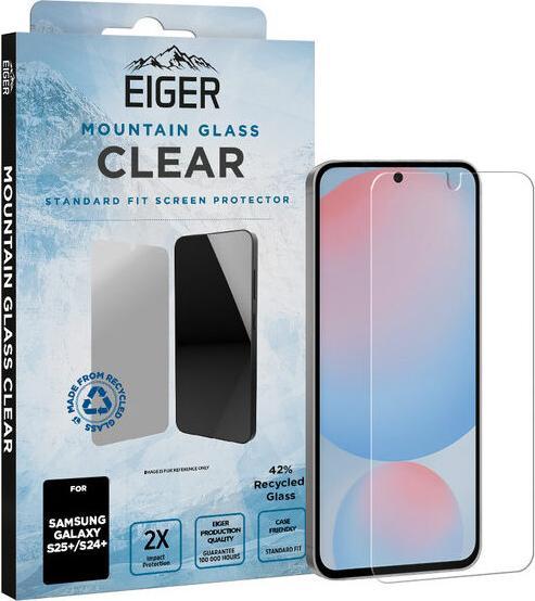 Actual product image Eiger Mountain Glass Clear (Samsung Galaxy S25+)