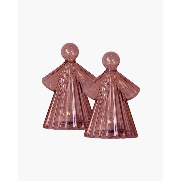 Actual product image Sirius Table decoration Angel Albert, Ø 6.5 x H 10.5 cm, Bordeaux