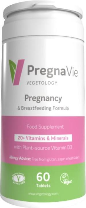 Produktbild Vegetology PregnaVie Pregnancy & Breastfeeding Formula (60 Stück, Tabletten)