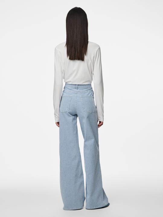 Produktbild Pieces PCBILLO MW GESTREIFTE Wide Fit Jeans (XS)