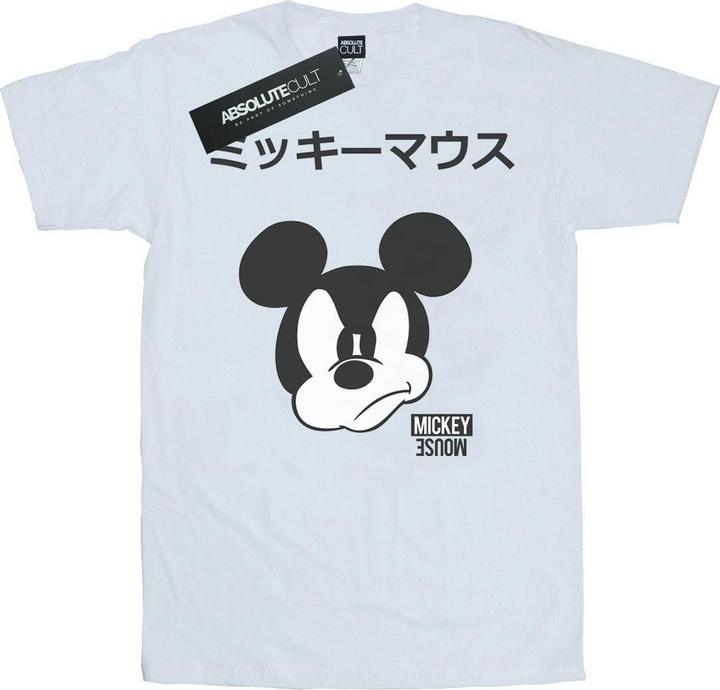 Actual product image Disney Womens/Ladies Mickey Mouse Japanese Cotton Boyfriend T-Shirt (3XL)