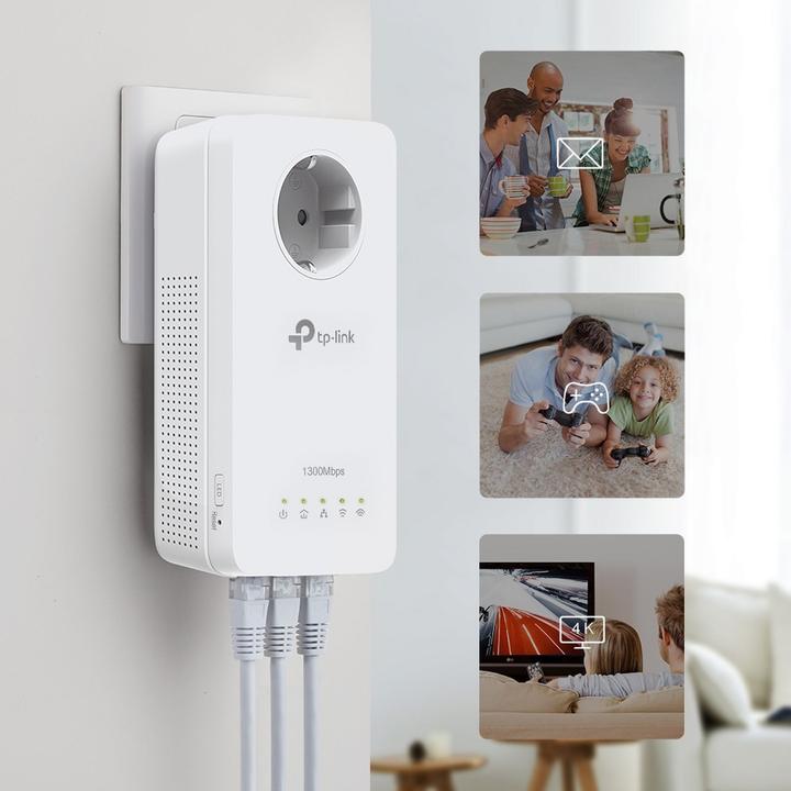 Immagine prodotto TP-Link KitDE Powerline TL-WPA1300P (1300 Mbit/s)