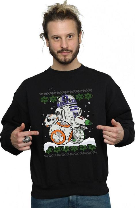 Immagine prodotto Star Wars The Rise Of Skywalker Rolling This Christmas Felpa Uomo (L)