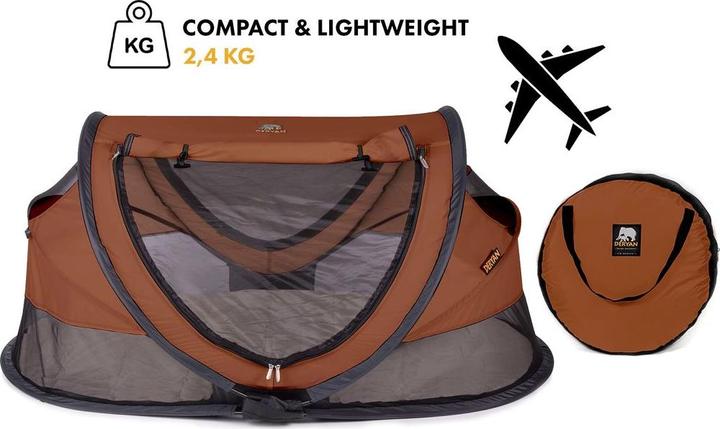 Actual product image Deryan Travel Cot and Play Tent Peuter Luxe