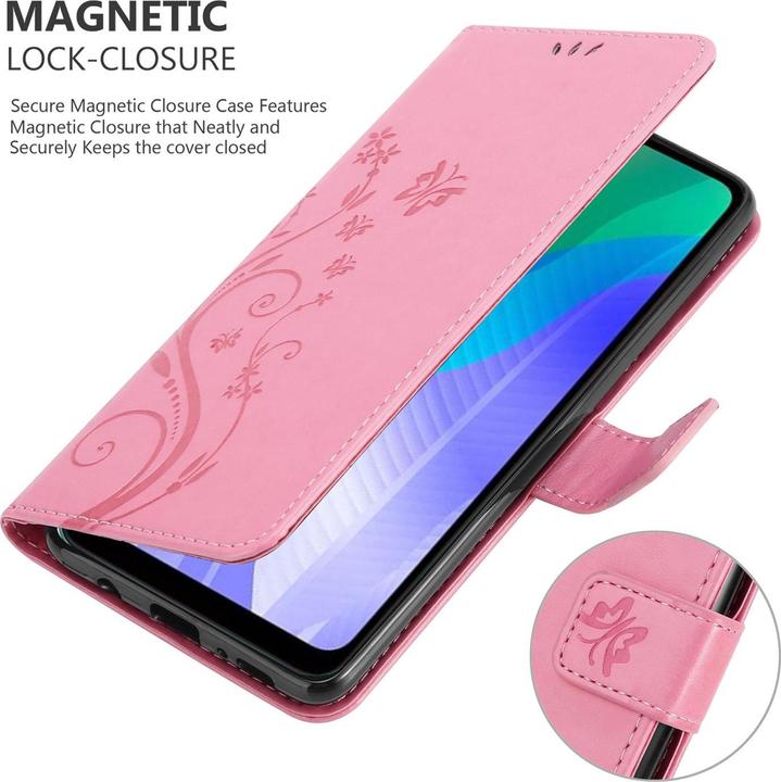 Produktbild Cadorabo Flower Book Cover (Huawei Y6p)