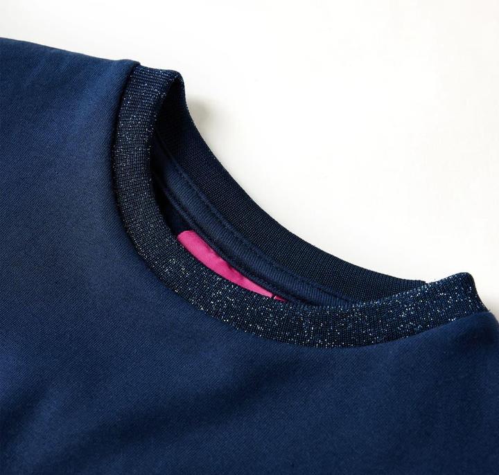 Immagine prodotto VidaXL Abito da bambino con maniche lunghe blu navy 116,Materiale: 95 (116)