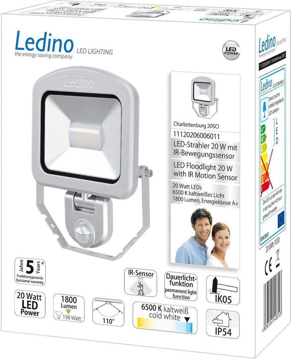Image du produit Ledino Projecteur LED avec capteur (1800 lm, IP54)