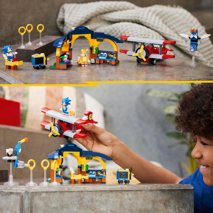 Immagine prodotto LEGO L'aereo tornado di Tails con officina (76991, LEGO Sonic)