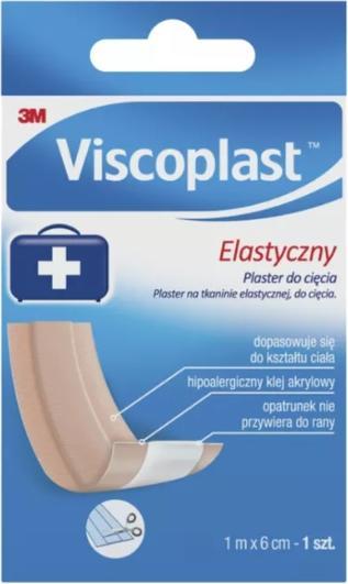 Viscoplast Elastic plaster,, 6cm X 1m, light brown (1 x)