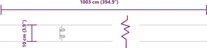 Produktbild VidaXL Rasenkanten (103 cm)