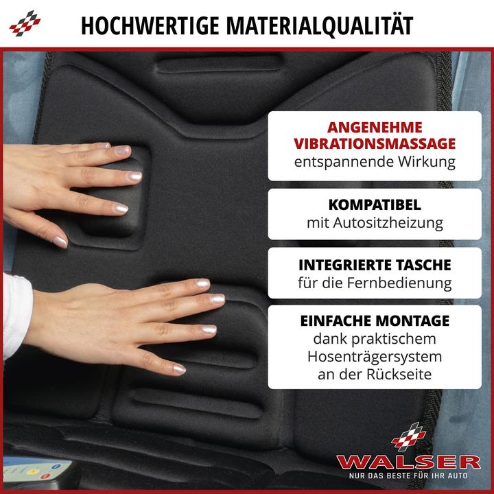 Actual product image Walser Massage seat pad Relax Dri