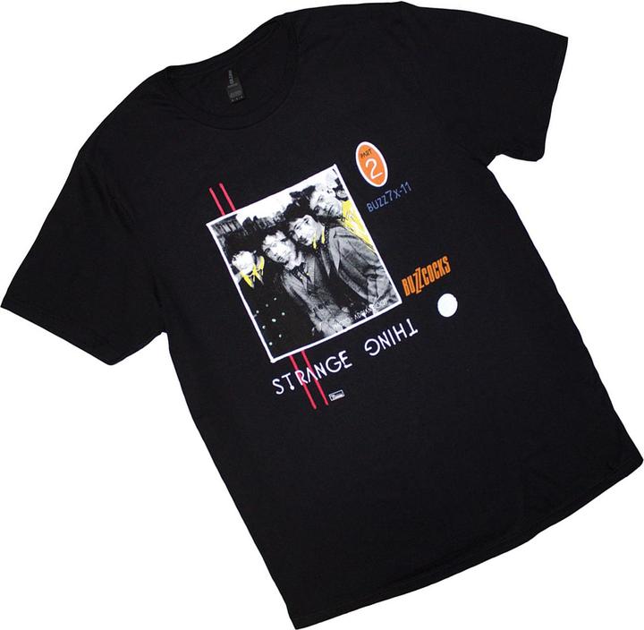 Actual product image Buzzcocks Unisex Adult Strange Thing T-Shirt (M)
