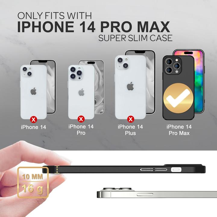 Produktbild Nalia Extra Dünne Handyhülle (Apple iPhone 14 Pro Max)