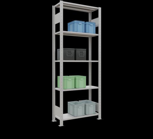 Actual product image Schulte Lagertechnik MULTIplus150 basic racking system with length ledgers