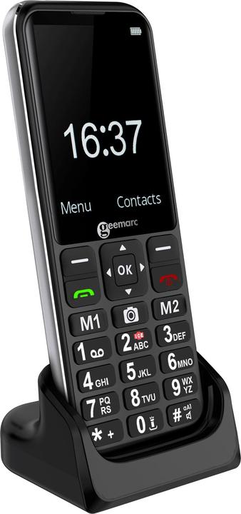 Image du produit Geemarc CL8600 Téléphone portable 4G pour seniors avec grand écran et appareil photo, noir (2.80", 4G)