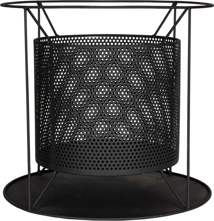Actual product image La Hacienda Fire Basket Kora Black (44 cm)