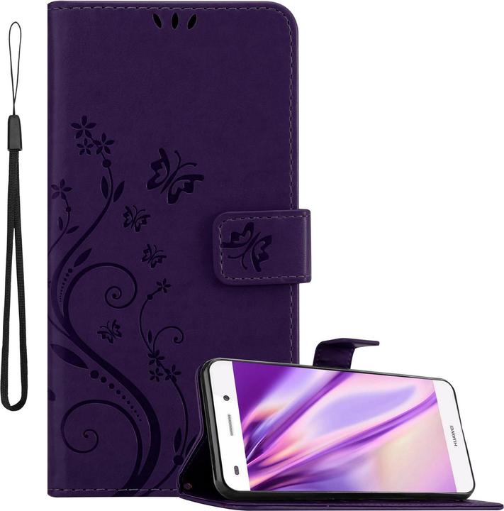 Actual product image Cadorabo Flower Book Cover (Huawei P8 Lite)