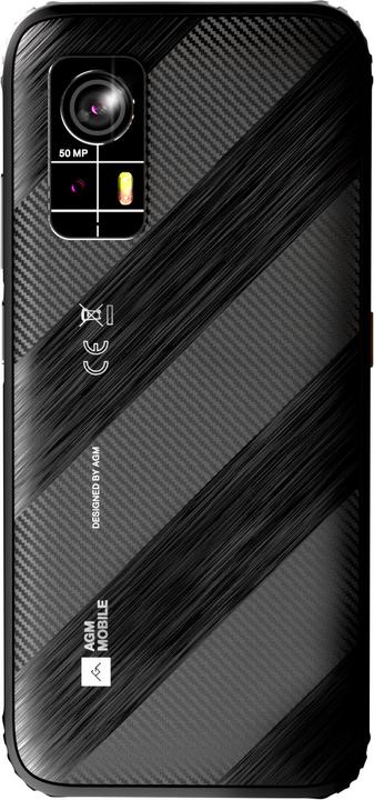 Immagine prodotto Bea-Fon AGM Dispositivo mobile H6 light Smartphone rugged (256 GB, Nero, 6.56", Doppia SIM Ibrida, 50 Mpx, 4G)
