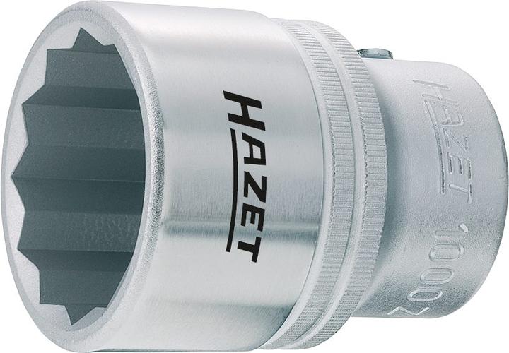 HAZET Socket ∙ 12-point 1000Z-30 ∙ Square, hollow 20 mm (3/4 inch) ∙ Outside 12-point profile ∙ 30 … (30 mm)