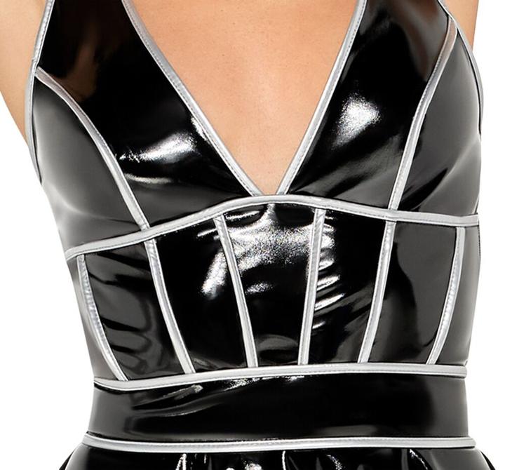 Produktbild Black Level Lack Kleid mit silber S (S)