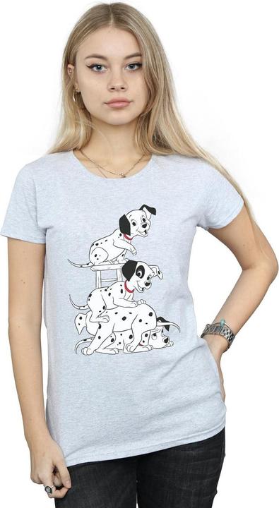 Actual product image Disney Womens/Ladies 101 Dalmatians Chair Cotton T-Shirt (XL)