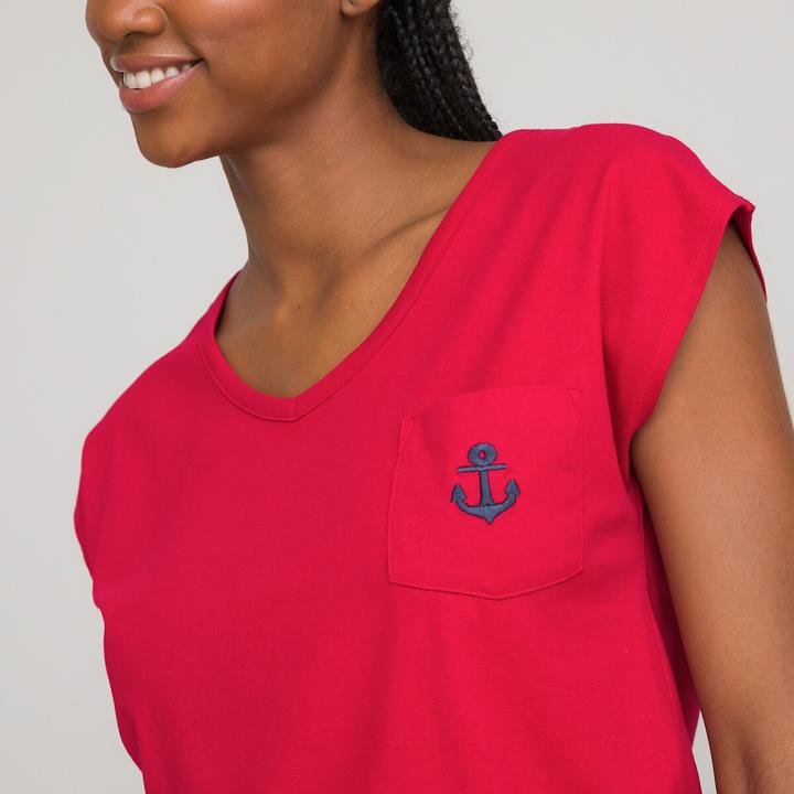 Image du produit La Redoute Collections Pyjama court en jersey de coton (42)