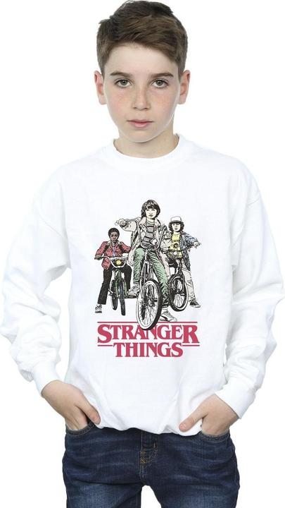 Immagine prodotto Netflix Stranger Things Retro Bikers Felpa Ragazzi (152, 158)