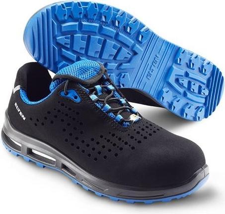 Actual product image Elten Boots Impulse XXT Blue Low ESD S1, black 39 (S1, 39)